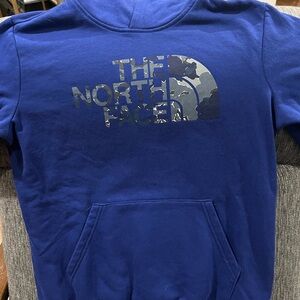 The North Face Vibrant Blue Youth Hoodie L 14/16